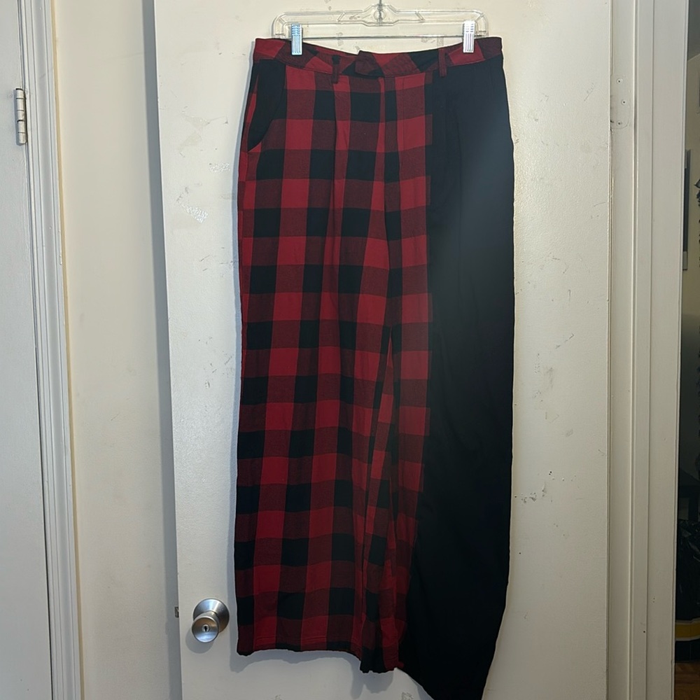 Disturbia Sh!t Show Plaid Trousers. Chain is NOT included